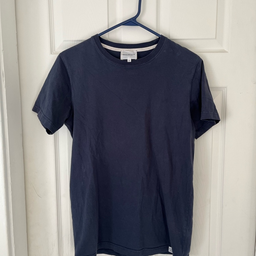 Norse Projects Navy Short Sleeve Tee